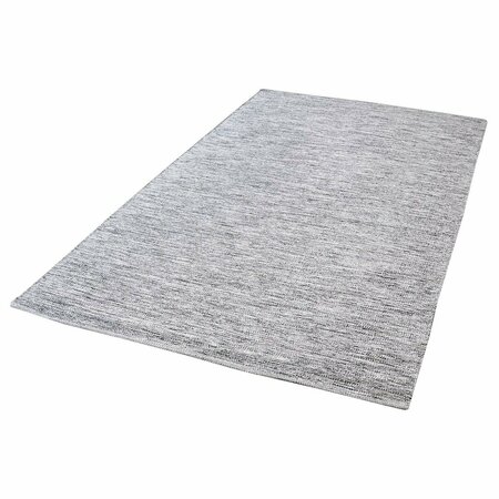 DIMOND Alena Handmade Cotton Rug In Black And White - 2.5Ft X 8Ft 8905-003